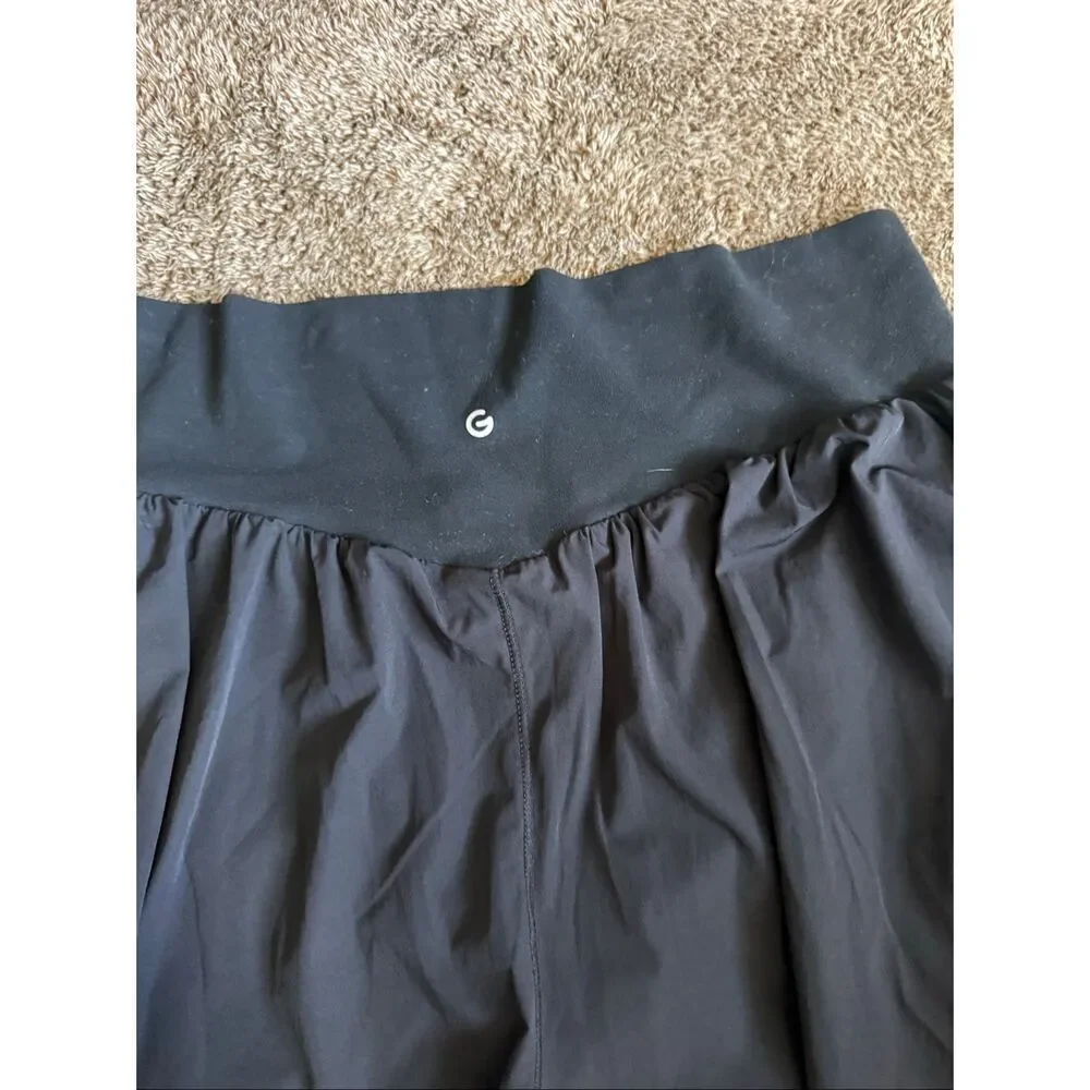 G Gradual Black Athletic Skort XXL Built-In Shorts Golf Tennis Running Activewea